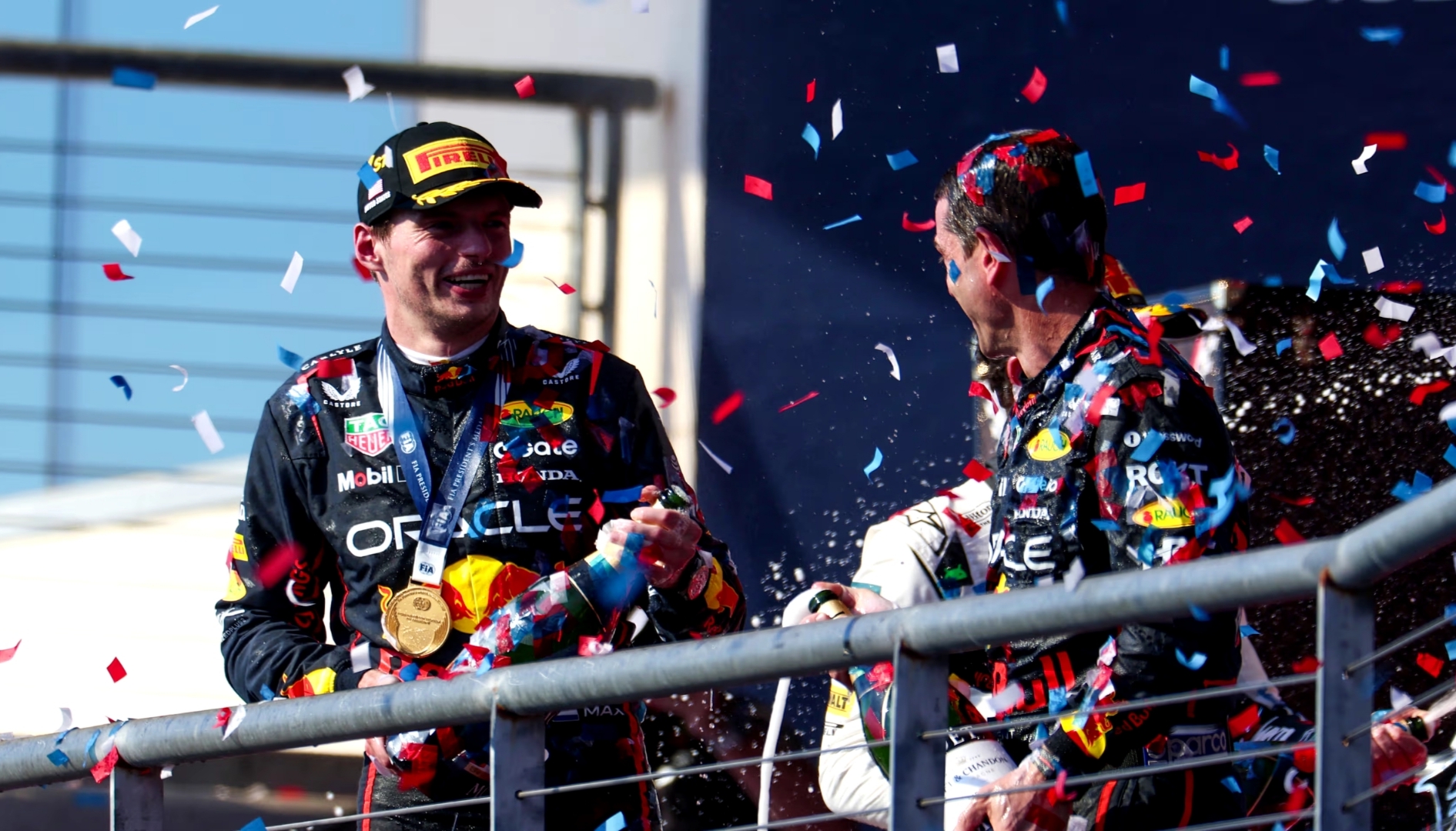 Verstappen triomphe à Austin devant Norris et Leclerc