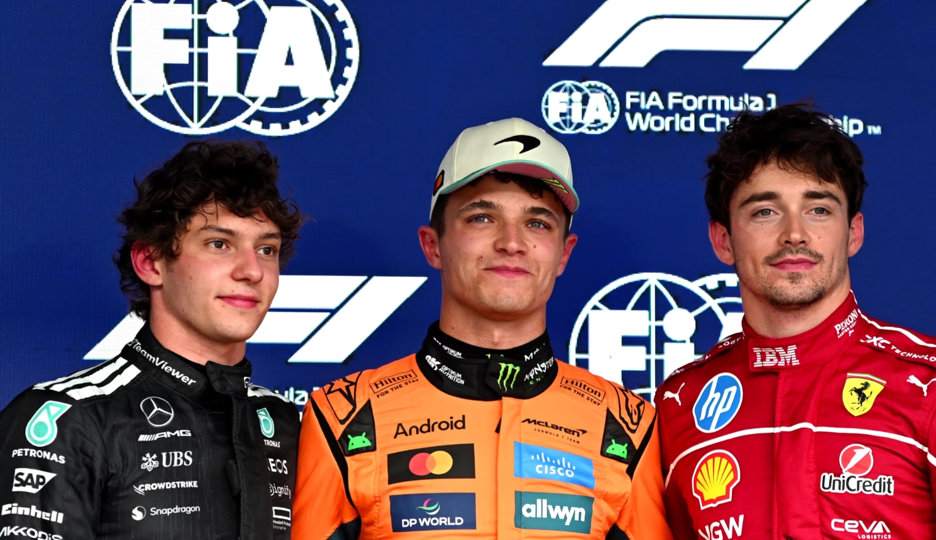 Norris signe la pole à São Paulo, Antonelli confirme, Leclerc brille et Verstappen chute dès la Q1 !